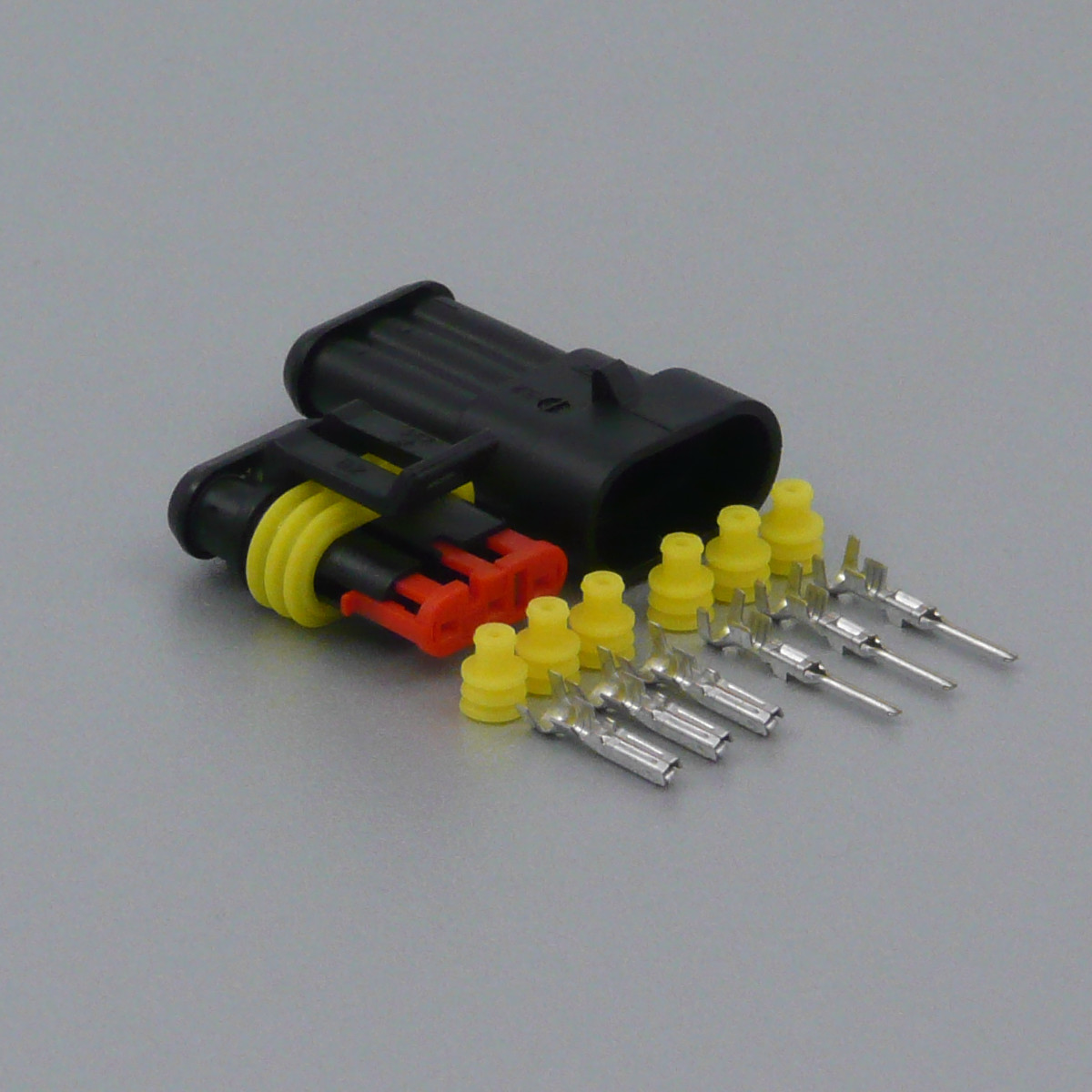 Sada vodotěsného konektoru Superseal 1.5 mm, 3 póly
