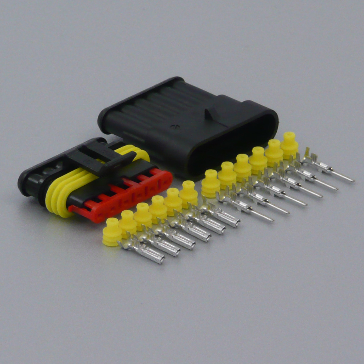 Sada vodotěsného konektoru Superseal 1.5 mm, 6 pólů