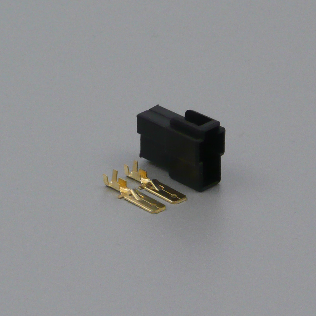 Sada konektoru Faston 6.3 mm, Special, 2 póly, černá - vidlice (samec)