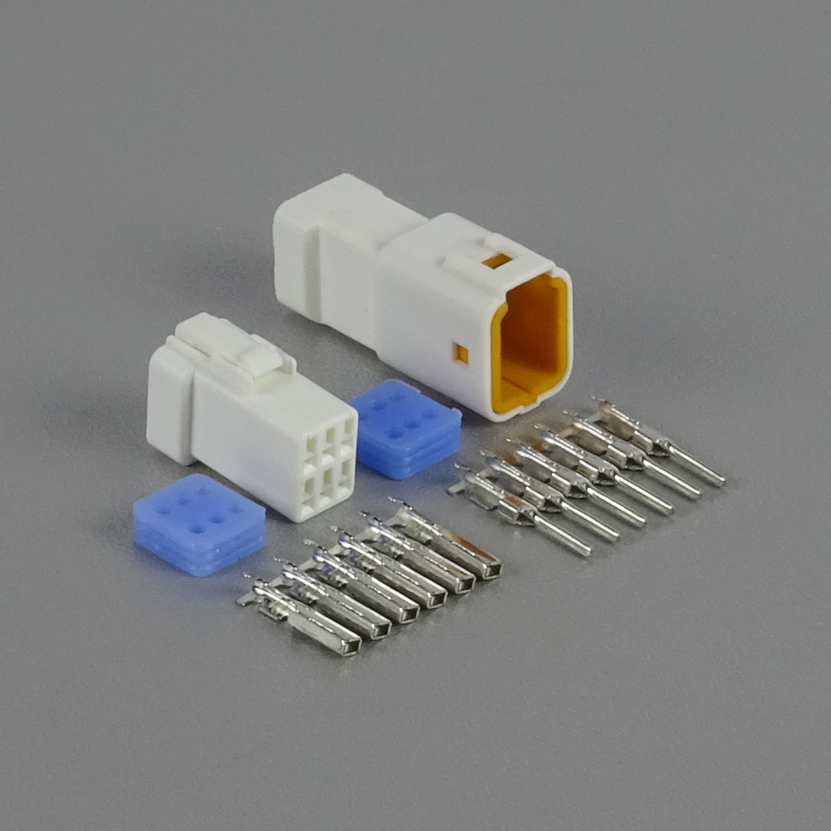 Sada vodotěsného konektoru 0.9 mm, 6 pólů