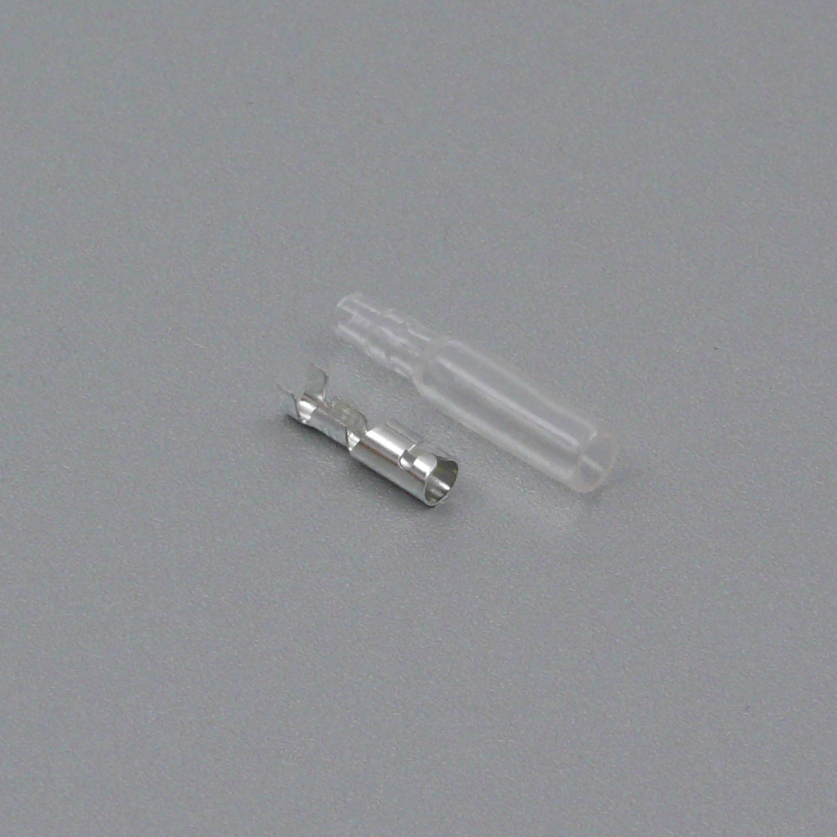 Sada kulatého konektoru Faston, 4 mm s izolací - dutinka (samice)