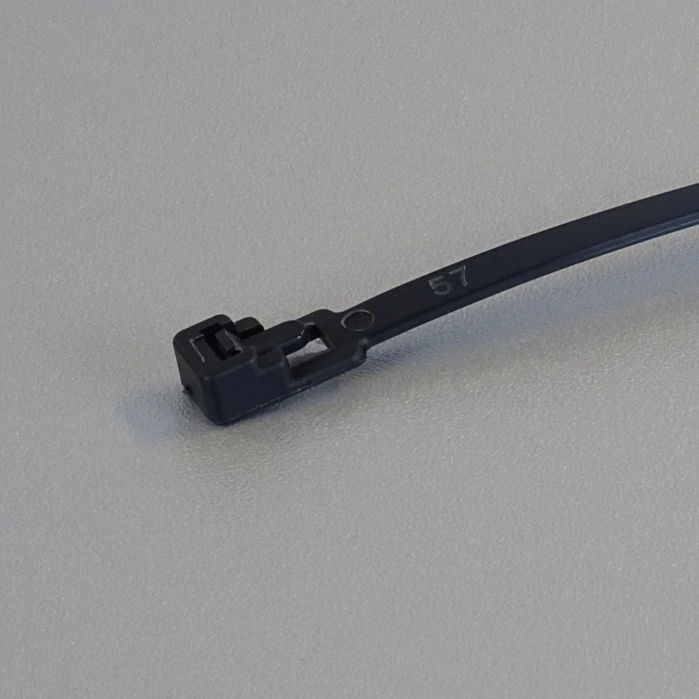 Stahovací páska, 4.8 mm, 150 mm, černá, rozebíratelná