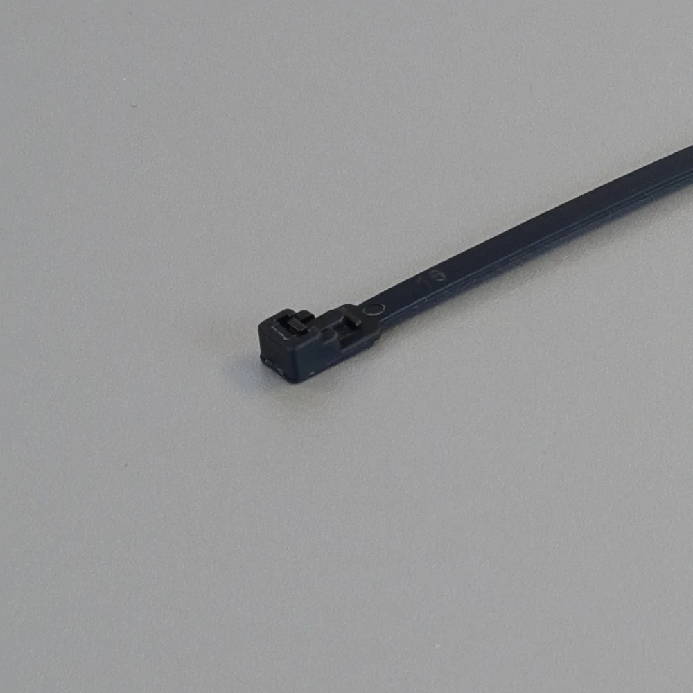 Stahovací páska, 4.8 mm, 200 mm, černá, rozebíratelná