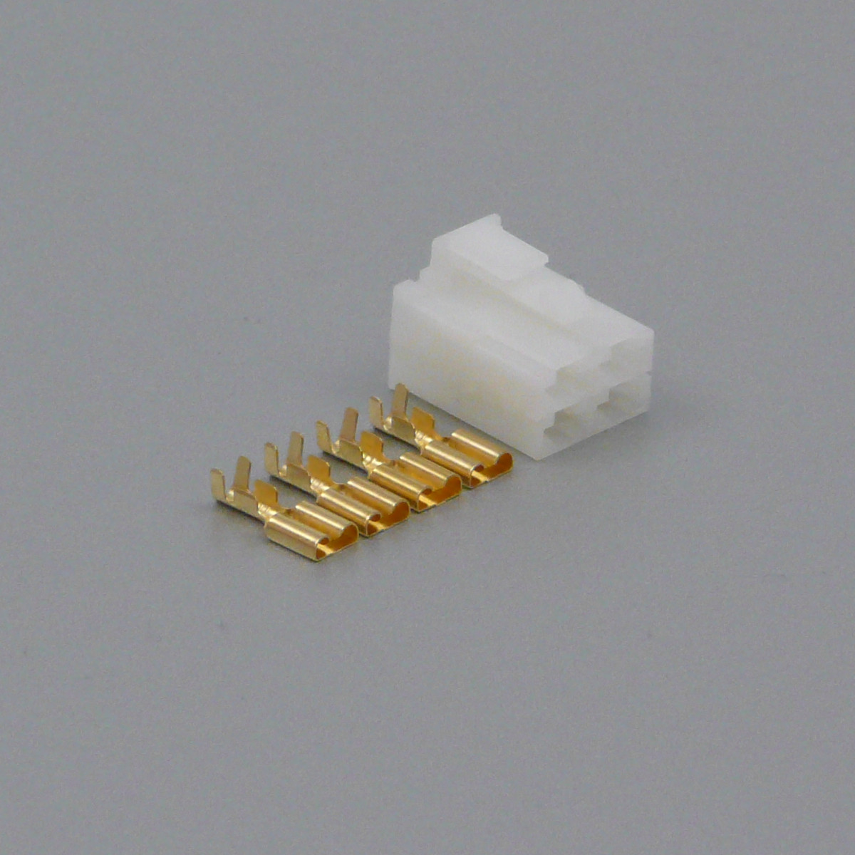 Sada konektoru Faston 6.3 mm, Lance, 4 póly - zásuvka (samice)